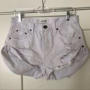 Brand new, never worn One Teaspoon Bandit Shorts